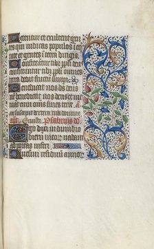 Book of Hours (Use of Rouen): fol. 139r, c. 1470. Creator: Master of the Geneva Latini (French, active Rouen, 1460-80).