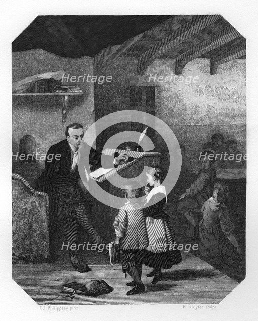 Gysbert Japiks, 17th century Frisian writer, poet, schoolteacher and cantor, c1870. Artist: H Sluyter