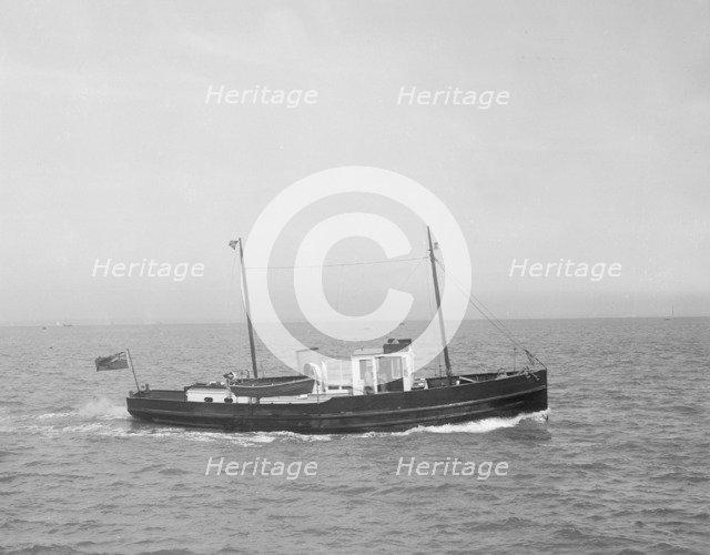 The 30 ton motor yacht 'Black Pearl', 1936. Creator: Kirk & Sons of Cowes.