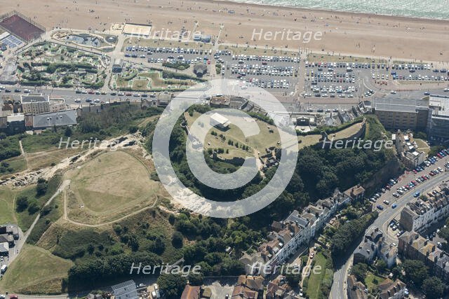 Hastings Castle, East Sussex, 2016. Creator: Damian Grady.