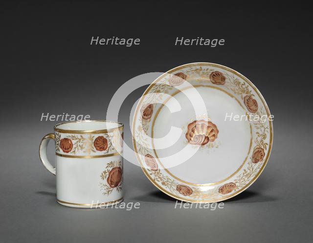 Cup from Oliver Wolcott, Jr. Tea Service (2 of 6), 1785-1805. Creator: Unknown.