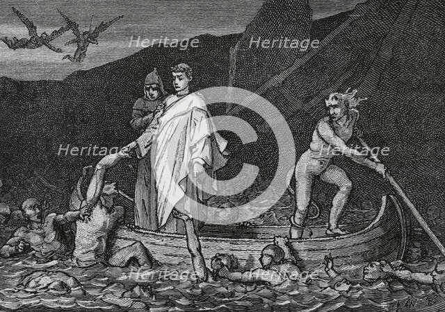 The Divine Comedy (1307-1321): Inferno (Hell), 1888.  Creator: Jean Edouard Dargent.