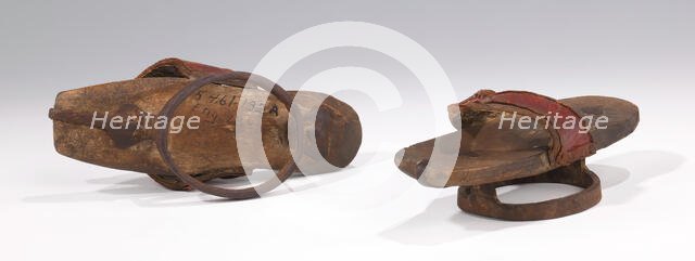 Pattens, British, 1830-50. Creator: Unknown.