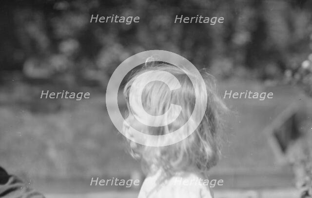 Unidentified child, portrait photograph, between 1896 and 1942. Creator: Arnold Genthe.