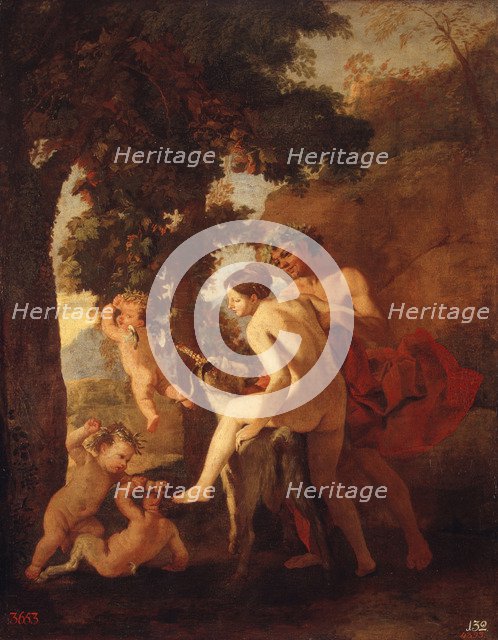 Venus, Faun and Putti.