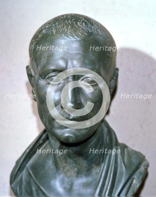 Bust of the late Republican politican Julius Caesar, 1st century BC. Artist: Unknown