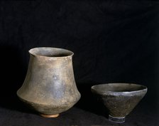 Pottery vessels from 'The Argar', prehistoric culture of Almería.