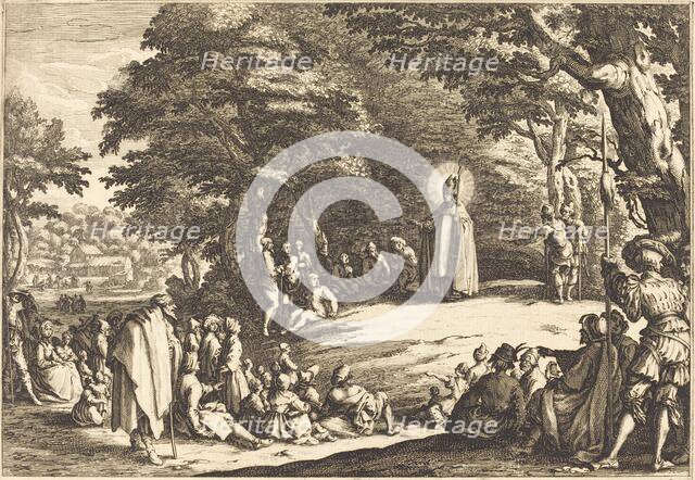 Saint Amond, 1621. Creator: Jacques Callot.