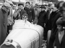 Achille Varzi in a Bugatti T51, winner of the Monaco Grand Prix, 1933. Artist: Unknown