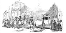 Great Whig Procession, at New York, 1844. Creator: J. Kobb.