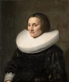 Portrait of Caecilia van Beresteyn (1589-1661), 1640. Creator: Michiel van Mierevelt.