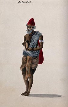 Indian Fakir, 1880.  Creator: C. B. Dering.