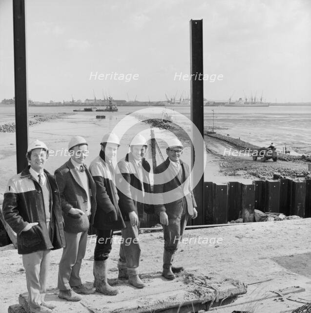 Grain Power Station, Grain, Isle of Grain, Medway, 18/10/1973. Creator: John Laing plc.
