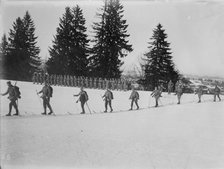 Austrians on skis, between c1915 and c1920. Creator: Bain News Service.