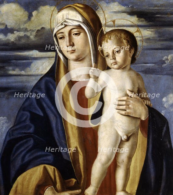 Madonna and Child (From the Cornalba Polyptych), c. 1496. Creator: Caselli, Cristoforo (ca 1460-1521).