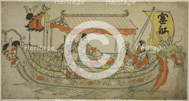The Treasure Ship, c. 1712. Creator: Furuyama Moromasa.