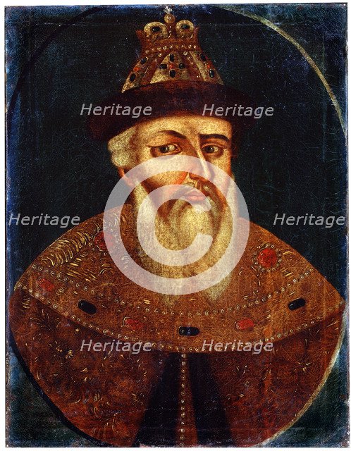 'Portrait of Tsar Ivan IV the Terrible', early 18th century. Artist: Anon