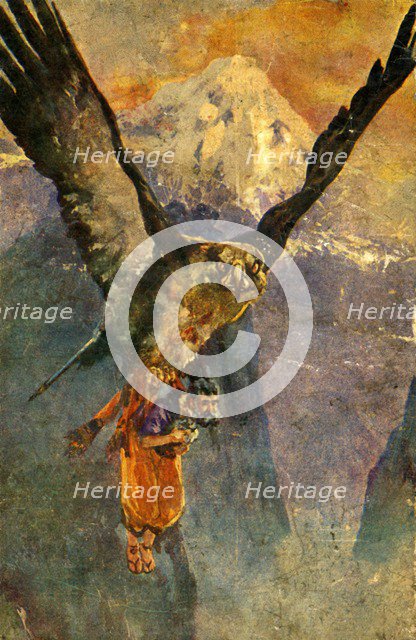 'A breaker happily threw me on an island', c1930. Creator: Unknown.