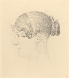 Head of a Woman (Theresa Turner?). Creator: John Flaxman.