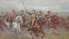 General Lasalle (1775-1809) in the Battle of Wagram, 1906.