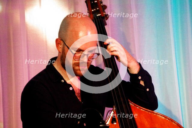 Philip Lewin, Joan Fort Trio plus Vincent Herring, Watermill Jazz Club, Dorking, Surrey, 20 May 2025 Creator: Brian O'Connor.