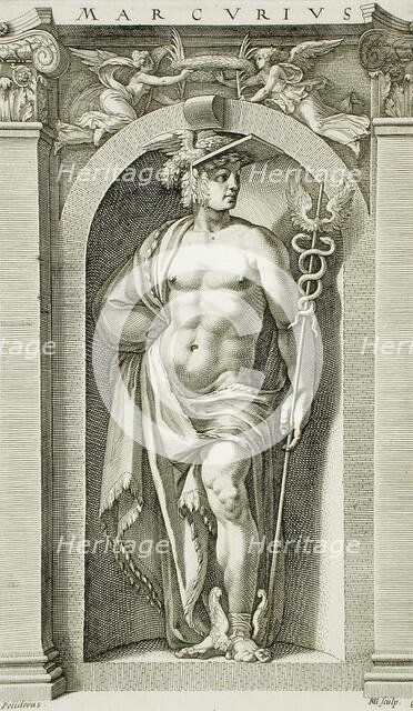 “Marcurius” [sic], the Roman God, Mercury, 1592. Creator: Hendrik Goltzius.