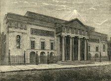 'Covent Garden Theatre: Front in 1850', (1881). Creator: Unknown.
