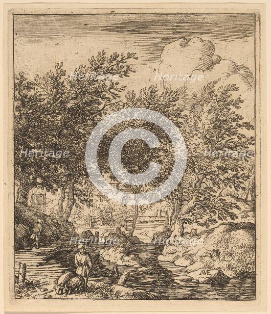 Swineherd, probably c. 1645/1656. Creator: Allart van Everdingen.