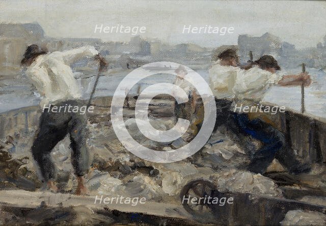 Sand-Diggers, between 1888-1892. Creator: Ludwik de Laveaux.