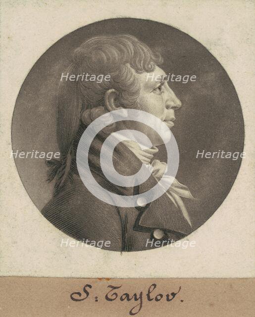 S. Taylor, 1805. Creator: Charles Balthazar Julien Févret de Saint-Mémin.