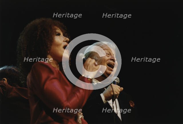 Mel Torme, Cleo Laine, Barbican, London, 1991. Creator: Brian Foskett.