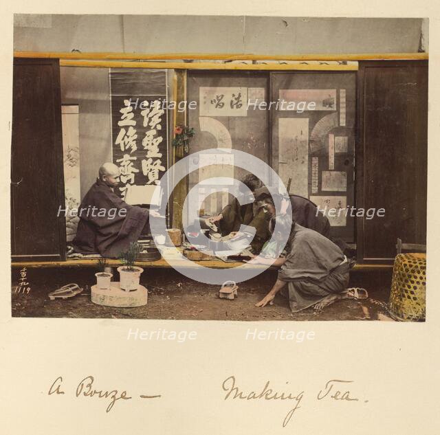 A Bouze - Making Tea, about 1873-1883. Creator: Shinichi Suzuki I.