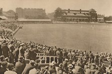 'Looking Towards The Pavilion From The Mound Stand At World-Famous Lord's', c1935. Creator: Unknown.