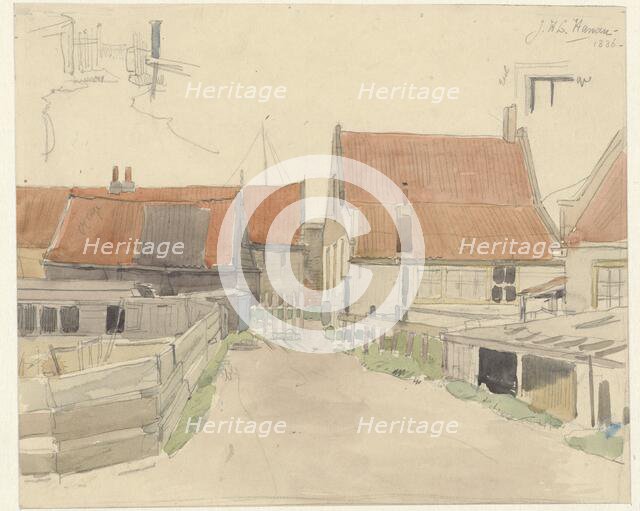 Houses in the Vinkenbuurt, Amsterdam, 1886. Creator: Jan Hanau.