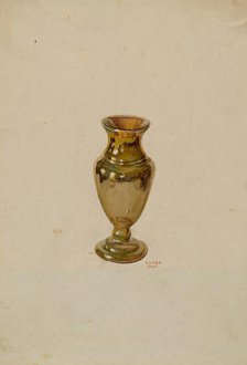 Vase, c. 1938. Creator: Eileen Knox.