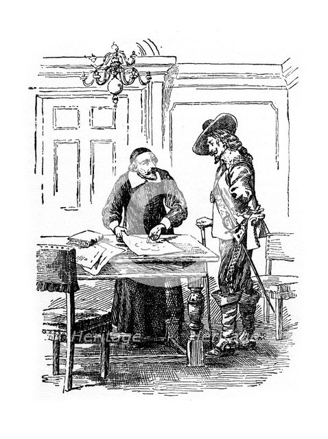 William Harvey, 17th century English physician, (20th century). Artist: Unknown