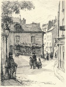'Place du Tertre, Montmartre', 1915. Artist: Frank Milton Armington.
