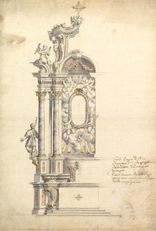 Design for an Altar, 1700-1780. Creator: Anon.