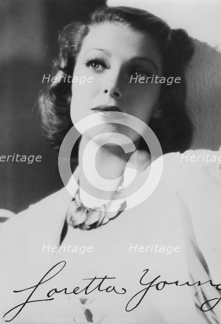 Loretta Young (1913-2000), American actress, c1930s. Artist: Unknown