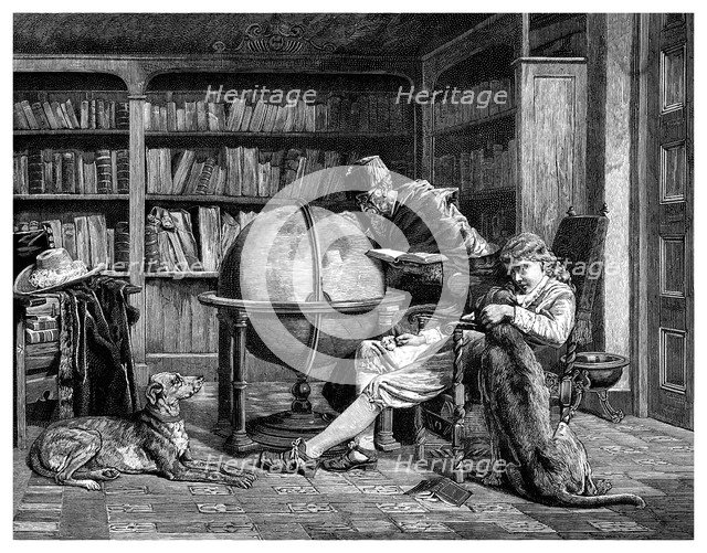 'The Professor and His Pupil', 1882. Artist: Unknown