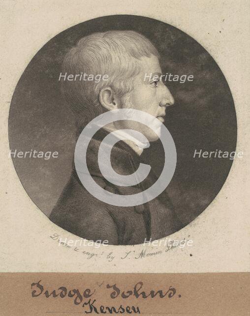 Kensey Johns, 1802. Creator: Charles Balthazar Julien Févret de Saint-Mémin.