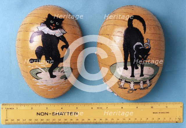 Foiled Easter egg, (1914?). Artist: Unknown