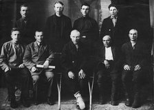 Members of the partisan detachment P.K. Lubkova, 1920s. Creator: Unknown.
