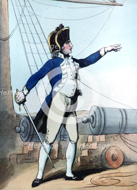 'Lieutenant', 1799. Artist: Thomas Rowlandson