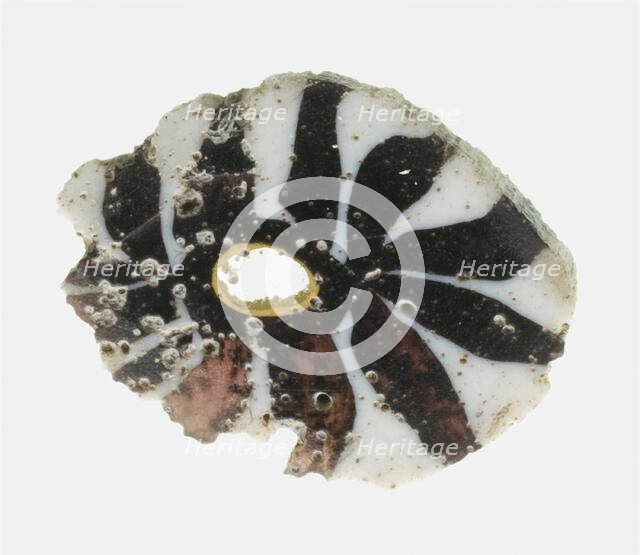 Fragment of an Inlay Depicting a Rosette, 1st century BCE-1st century CE. Creator: Unknown.