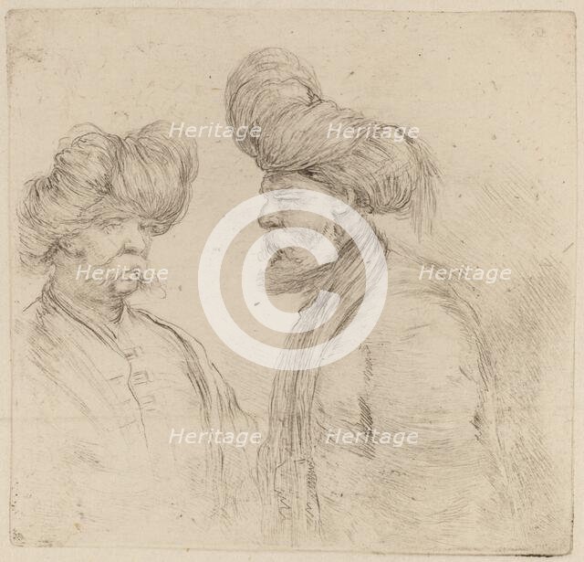 Two Turks. Creator: Stefano della Bella.