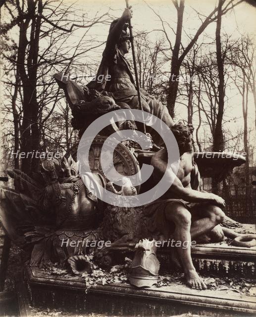 Versailles, Fountain of Triumphant France, 1904. Creator: Eugène Atget (French, 1857-1927).