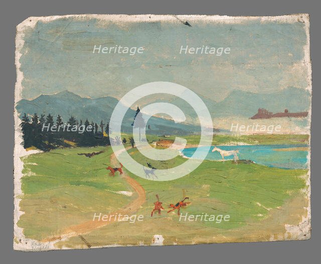 Blue Bay, around 1930. Creator: Arnold Peter Weisz-Kubincan.