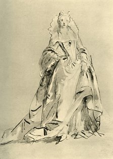 'Young Lady', early-mid 18th century (1928). Artist: Giovanni Battista Tiepolo.
