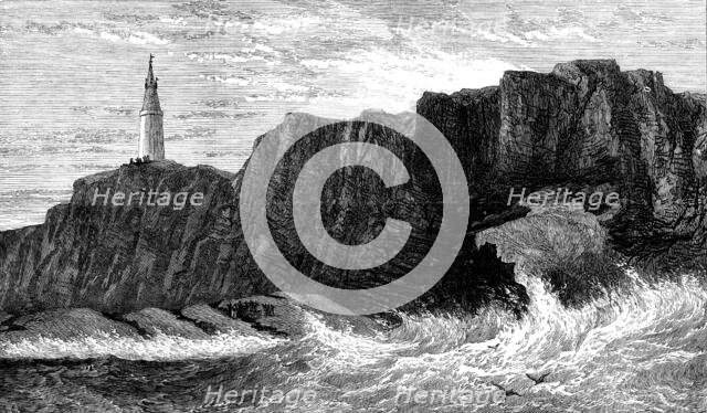 Boca do Inferno, scene of the accident to the Queen of Portugal and her children, 1873. Creator: RCH.